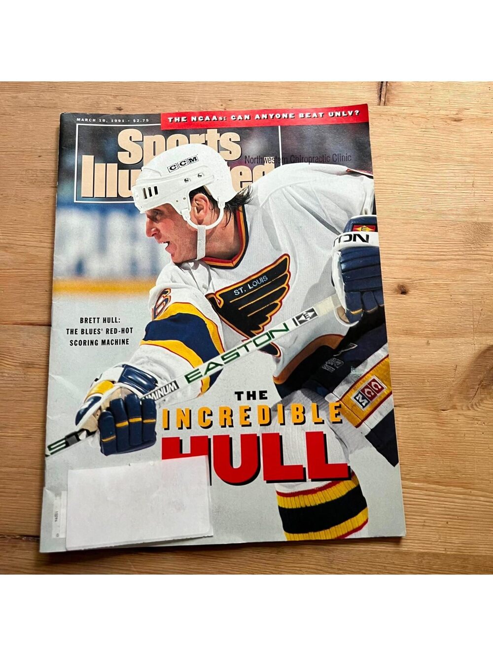 Sports Illustrated The Incredible Hull March 18, 1991 Magazine BK03